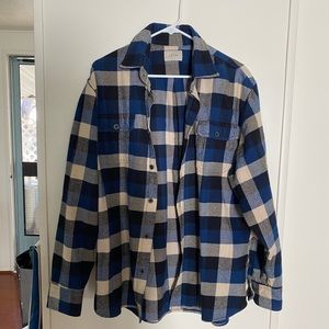 Oversized Blue Flannel